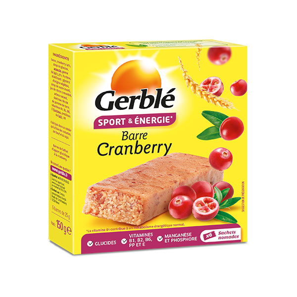 Sport Barres Cranberry 6 x 25g