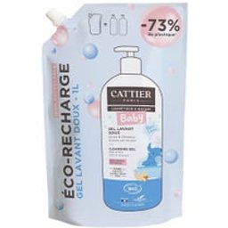Gel Lavant Doux Bébé Éco-Recharge Bio 1L