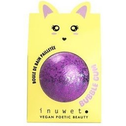 Bombe De Bain Pailleté Violette Parfum Bubble Gum 120g