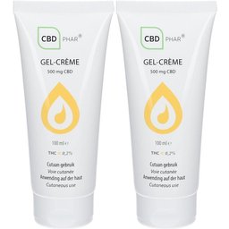 CBD Phar - Gel-Crème 500 mg CBD pour Usage Cutané