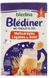 Blédina Blediner Multicéréales Légumes du Soleil - Boîte 240 g