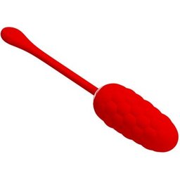 Oeuf Vibrant Texture Marine Rechargeable Rouge 1ut