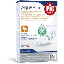 PiC Aquabloc Pansement stérile postopératoire avec bactéricide 5 x 7 cm 5 u.