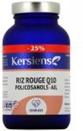 Riz Rouge Q10 Policosanols Ail Complément Alimentaire 120 Gélules - Pot 120 gélules
