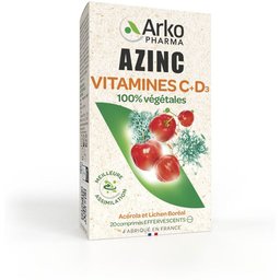 Azinc® Vitamines C + D 100% végétales