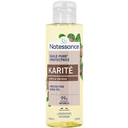 Natessance Huile de Karité Nourrissante Visage Corps Cheveux