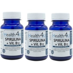 Pack Spiruline+ Vitamine B12 400mg 3x100comp