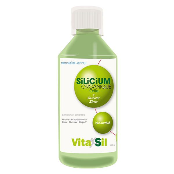 Silicium Organique Ortie Cuivre et Zinc 500ml