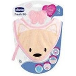 3en1 Bavoir Frais Rose Morsures 4m+ Bavoir