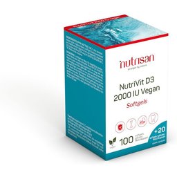 Nutrivit D3 2000 IU Vegan Softgels