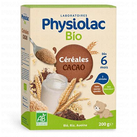Céréales cacao bio dès 6mois 200g