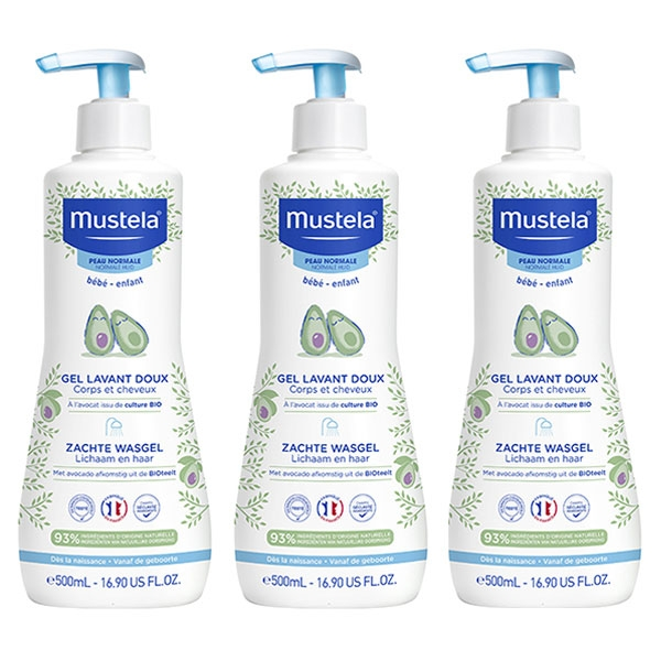 Gel Lavant Doux Lot de 3 x 500ml