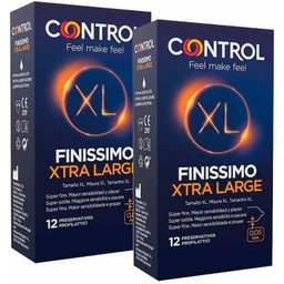 Préservatifs Finissimo Xl 12 + 12 U Pack Economies