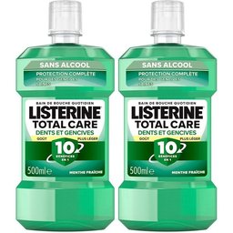 Listerine Total Care Dents et Gencives – Bain de Bouche Sans Alcool