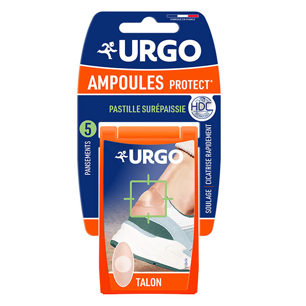 Pieds Mains Ampoules Pansement Hydrocolloïde Talon Grand Format 5 unités