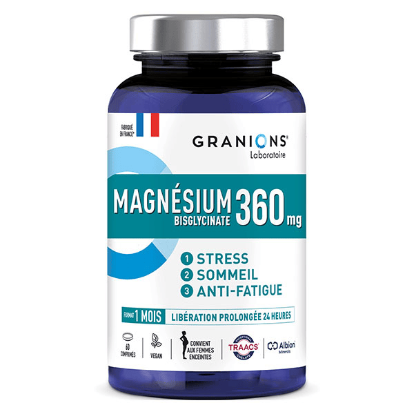 Granions Magnésium 360mg Stress Fatigue Vitamine B6 - 60 comprimés