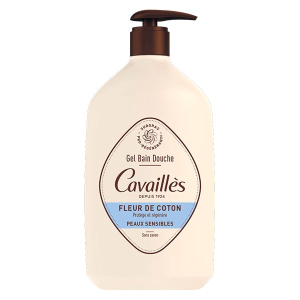 Gel Bain Douche Surgras Fleur de Coton 1L