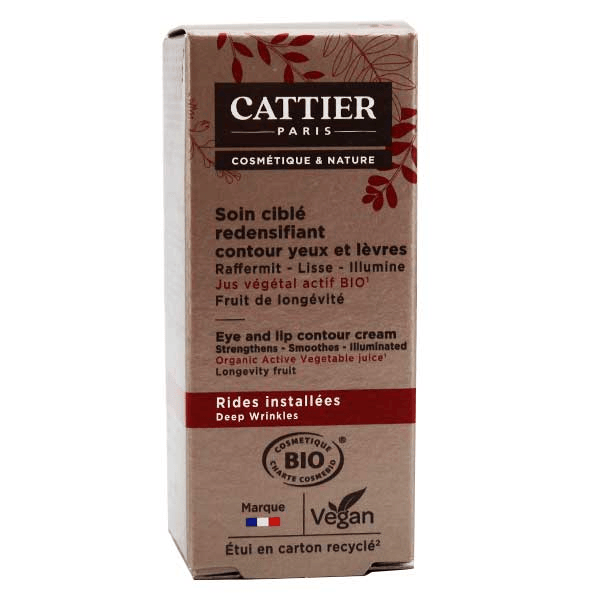 Soin Ciblé Redensifiant Contour Yeux et Lèvres Rides Installées Bio 15ml
