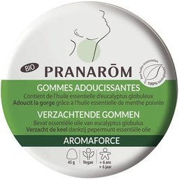 Pranarôm AromaforceGommes Adoucissantes Eucalyptus Bio 45g