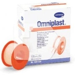 Omniplast™ esparadrapo rosa tela hipoalérgico 5MX1,25CM 1ud