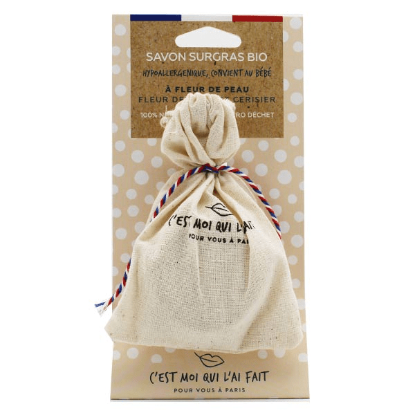 C'est Moi Qui l'ai Fait Savon Surgras Fleur de Tiaré et Cerisier 60g