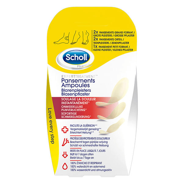 Scholl Pansements Ampoules Pieds 5 unités