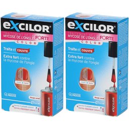 EXcilor® Forte Color Traitement de la Mycose de l'Ongle Rouge corail