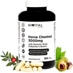 HIVITAL Castaño de Indias Complex con Diosmina Rutina y Rusco 180 cáps