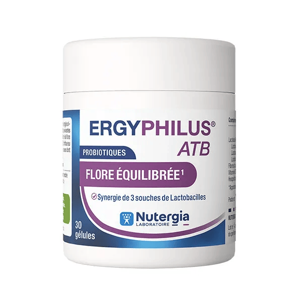 Ergyphilus ATB Probiotiques flore équilibrée 30 gélules
