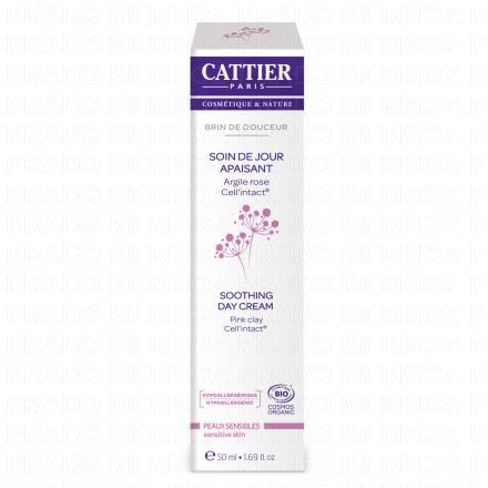 Soin de jour apaisant bio flacon pompe 50ml