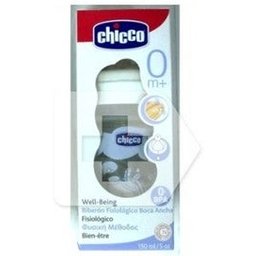Chicco™ biberón fisiologico tetina látex boca ancha flujo normal unisexe 150ml 1ud