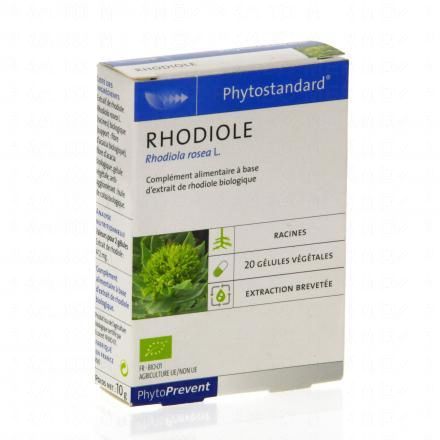 Phytostandard rhodiole boîte de 20 gélules