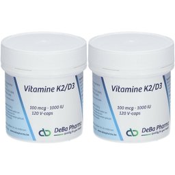 DeBa K2 100 mcg + D3 1000 IU