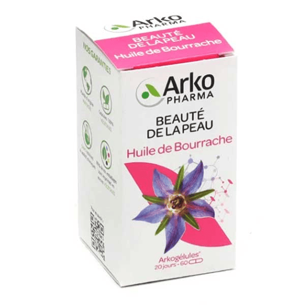 Arkogélules Huile de Bourrache 60 gélules