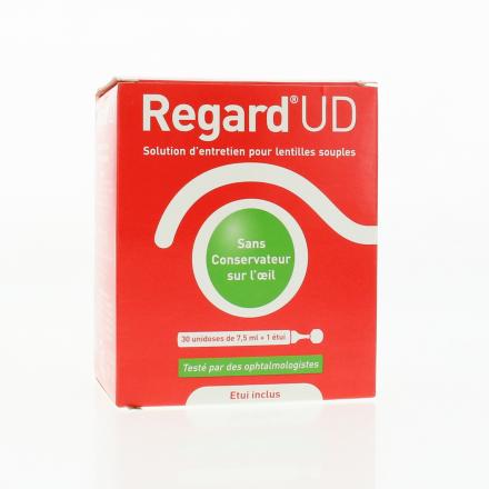HORUS PHARMA Regard Solution d'entretien pour lentilles souples 30 unidoses de 7.5ml + 1 étui
