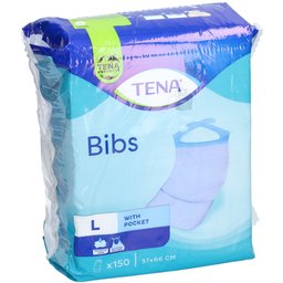 Bib Bavoirs jetables pour adultes M/L 37 x 68 cm