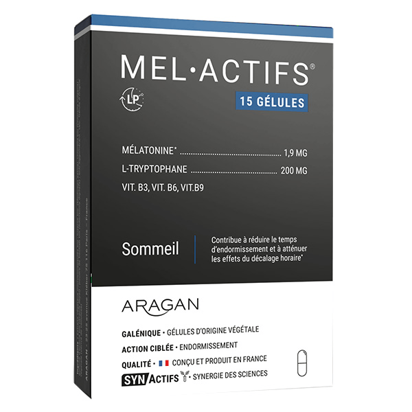 Melagreen Melatonine Bio 15 gélules