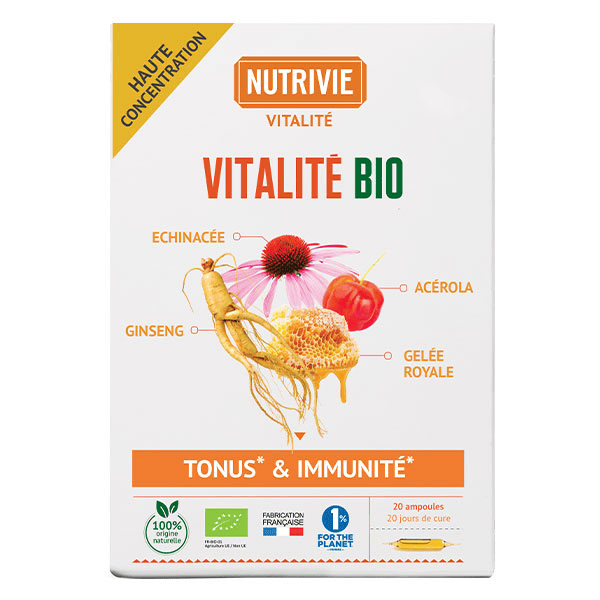 Complexe Vitalité Bio 20 ampoules