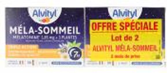 Méla-Sommeil Nuit Lot de 2 x 30 Gélules - Lot 60 gélules