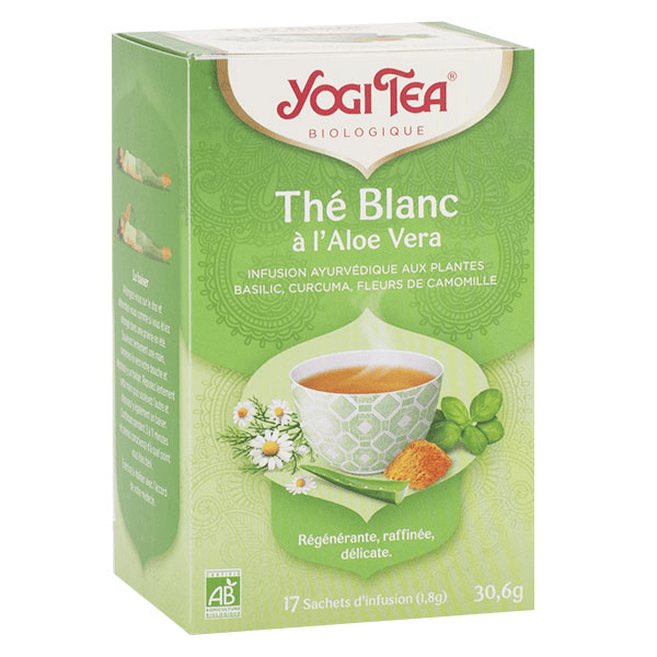 Thé Blanc à l'Aloe Vera 17 sachets