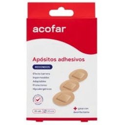 Tampon adhésif rond 20 U
