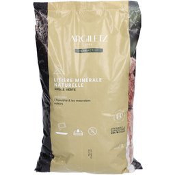 Litière minérale naturelle à l'argile verte