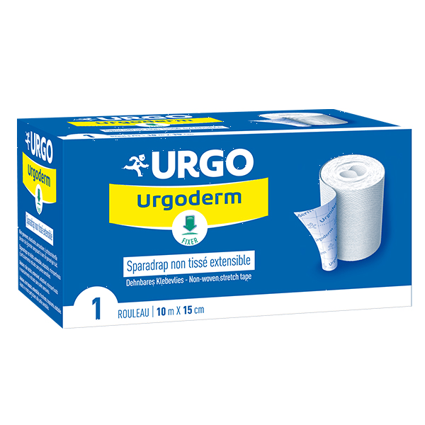 Médical Urgoderm Sparadrap Non Tissé Extensible Rouleau 10m x 15cm