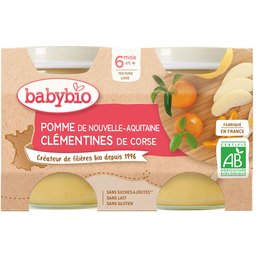 Pomme DE Nouvelle-Aquitaine Clémentines DE Corse dès 6 mois