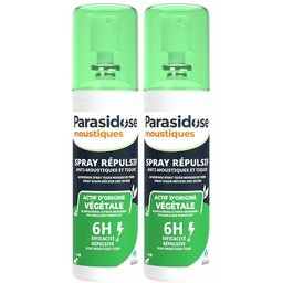Moustiques Zones Tropicales et Zones Tempérées Spray Répulsif Végétal