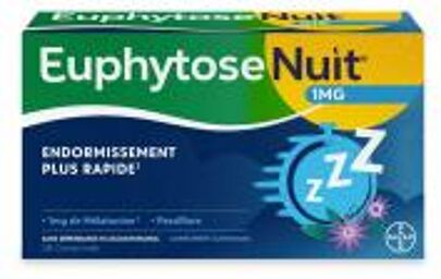 Euphytose Nuit 1 mg 30 Unités - Boîte 30 comprimés