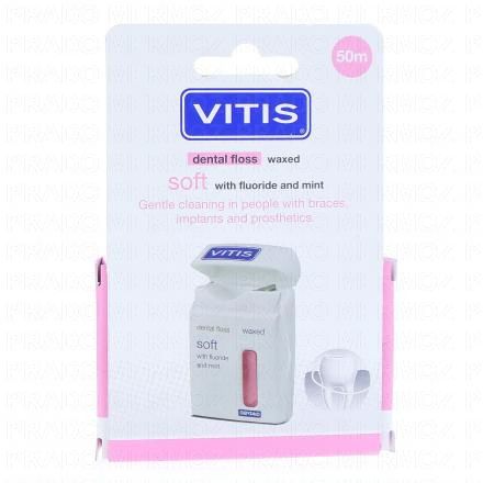 Ruban dentaire doux au fluorure de sodium et menthe