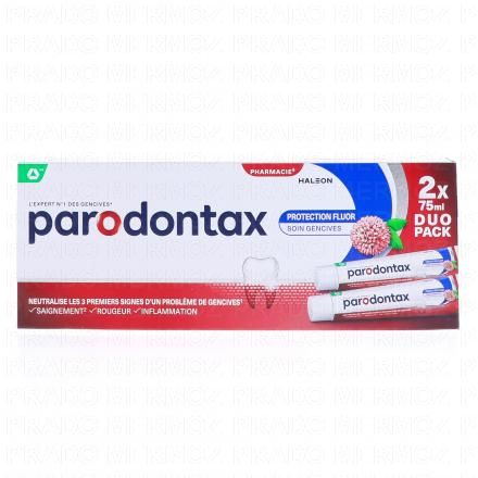 Dentifrice gel crème au fluor lot de 2 tubes 75ml