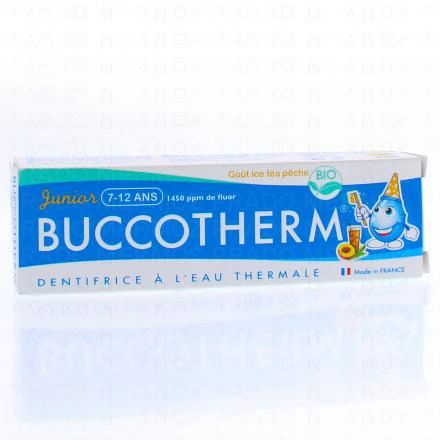 Junior Dentifrice bio gout ice tea peche 7-12 ans 50ml