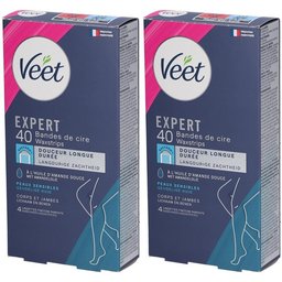 Expert Bandes de Cire Corps et Jambes Peau Sensible